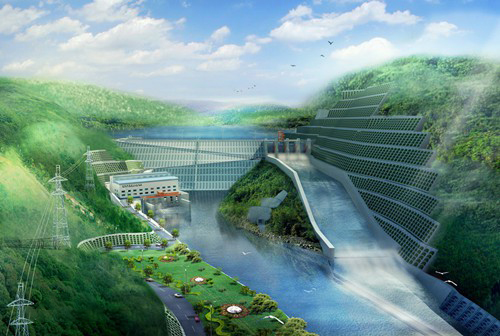 渝中老挝南塔河1号水电站项目
